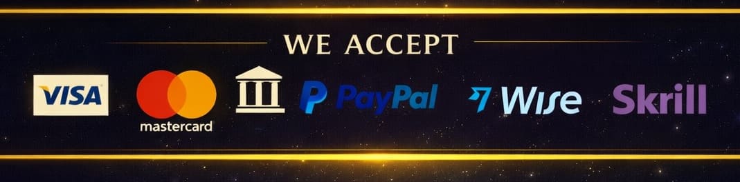 We accept payments